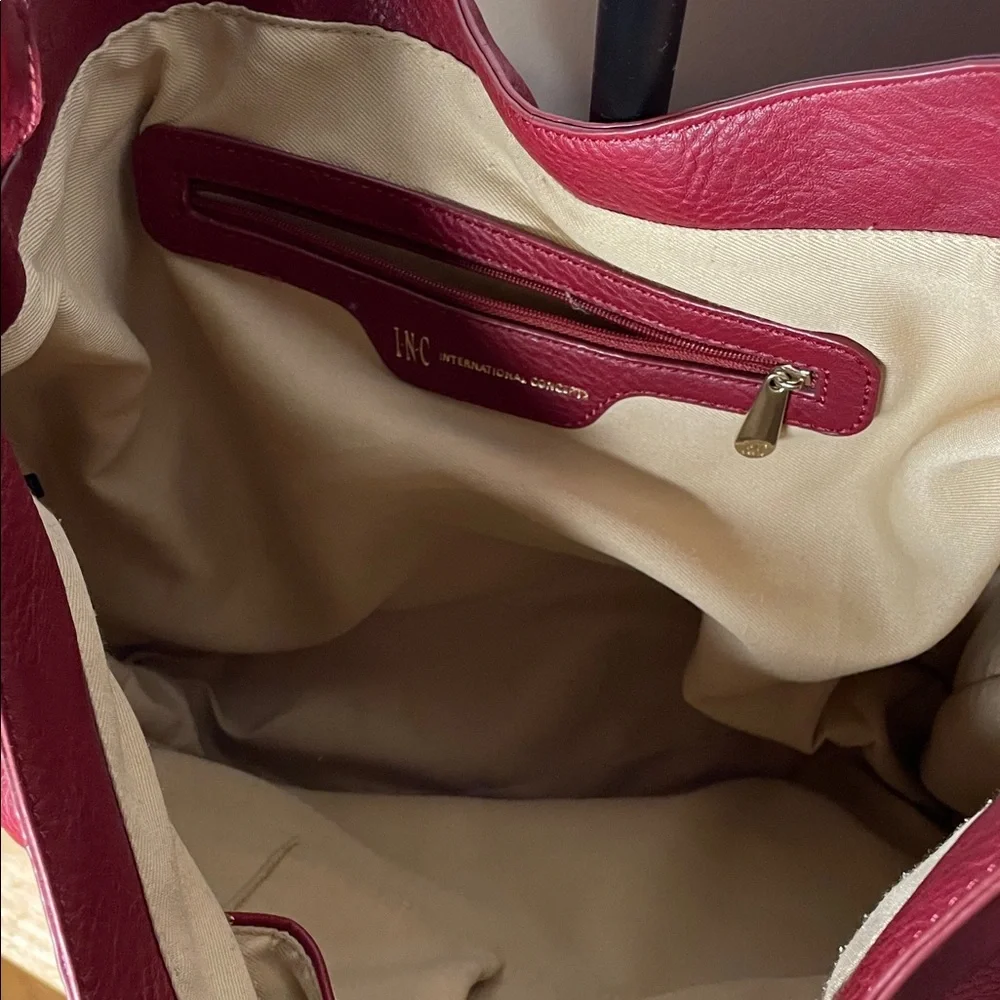 INC International Concepts Cherry Red Hobo Bag